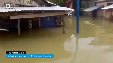 Inundaciones devastadoras en Bardere, Somalia