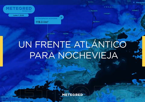 Final de año con menos frío y más nubes en España: en el oeste de Galicia caerán más de 100 l/m2