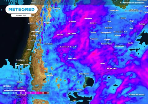 El Servicio Meteorológico Nacional emite alerta naranja por tormentas localmente severas en Argentina