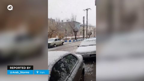 Grandes nevadas paralizan varias regiones de Irán