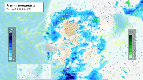 Fin de semana de Carnaval desapacible en España, con nieve, fuerte viento y más frío