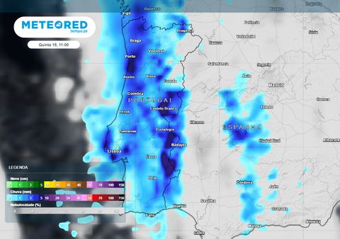 Gota fria em Portugal esta quinta-feira: aguaceiros, trovoadas e “chuva de lama”, o que é e onde será mais provável?
