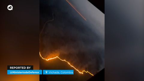 Graves incendios forestales en Vichada, Colombia