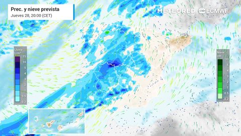 La borrasca Nelson traerá los ábregos: lluvias muy abundante y fuertes vientos en plena Semana Santa