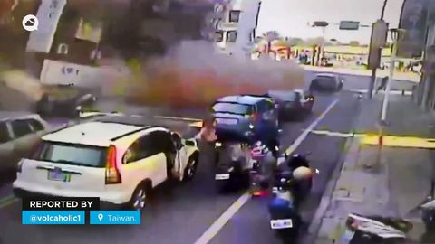 Un terremoto muy potente sacude Taiwan y Japón.