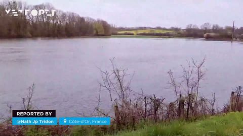 Fuertes lluvias causan inundaciones en el norte de Francia