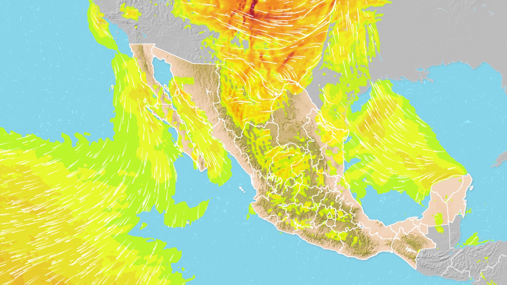 Llega el frente frío número 44 a México con vientos intensos de más de 100 km/h. Noticias en tiempo real
