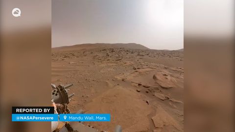 Impresionantes imágenes de la región de Mandu Wall, Marte