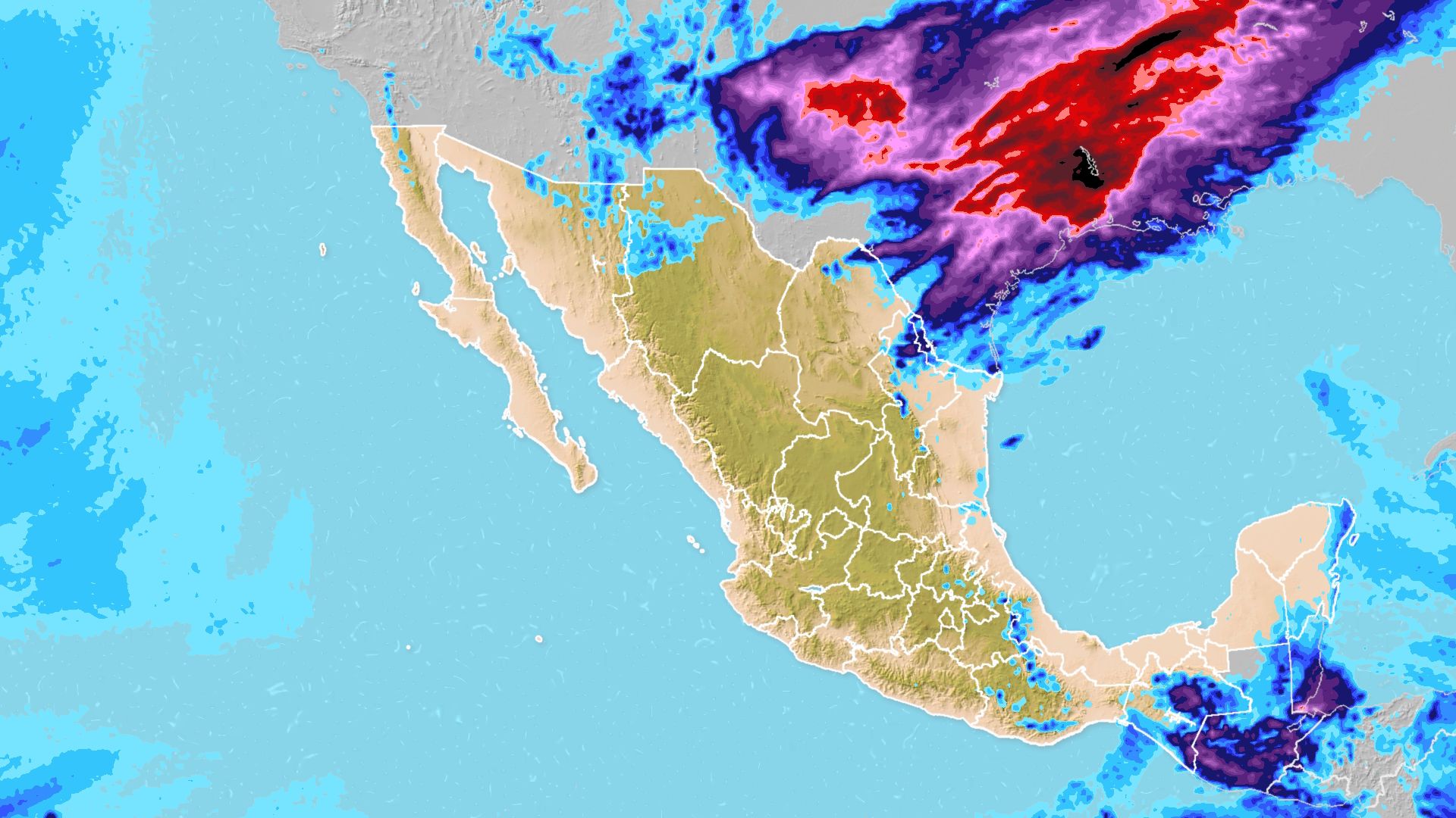 Este lunes se preve la probabilidad de tormentas y tornados en algunos estados de México. Noticias en tiempo real