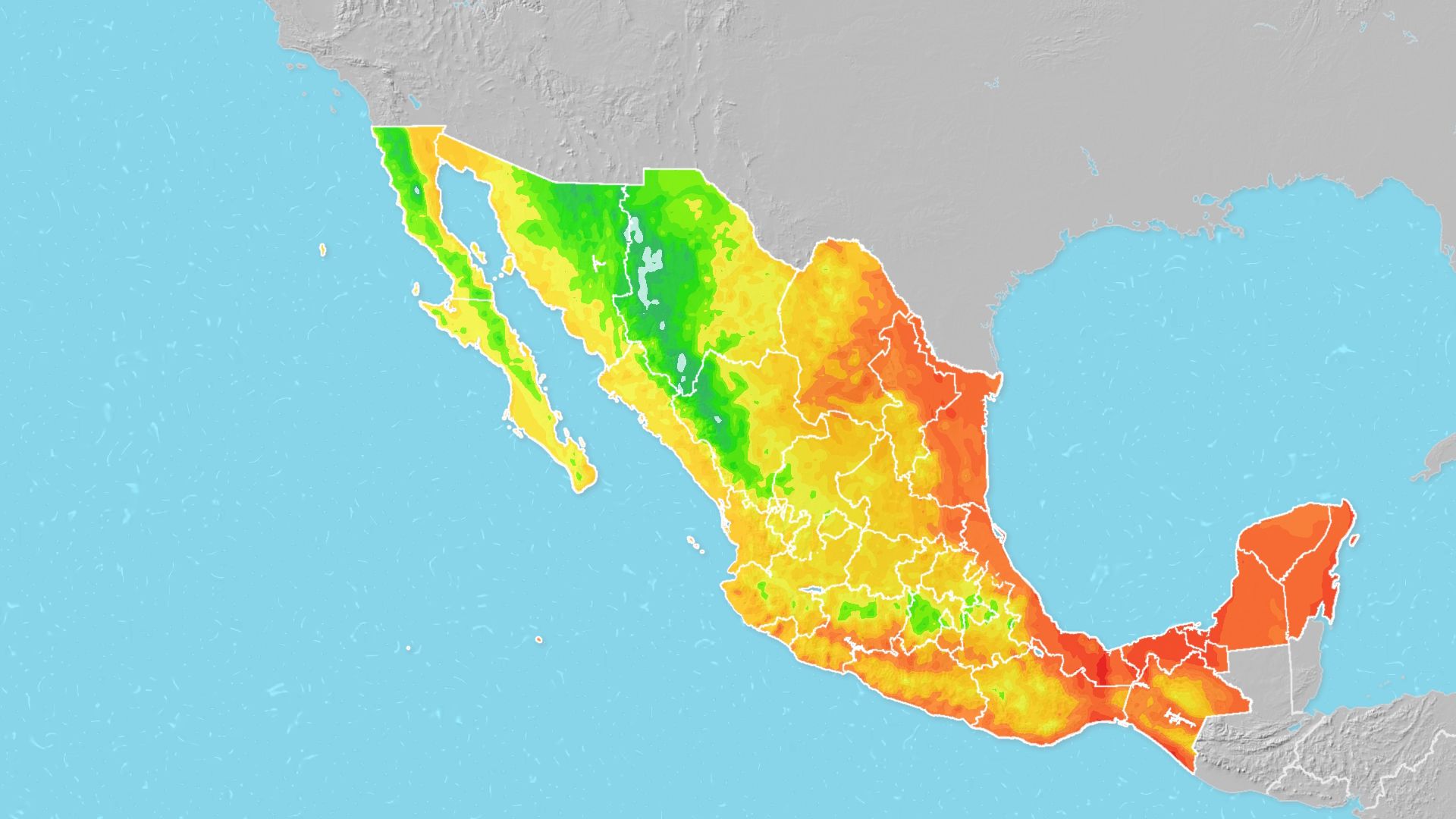 El tiempo en México esta semana: calor extremo mayor a 45 °C, arribando nuevo frente frío con fuertes tormentas. Noticias en tiempo real