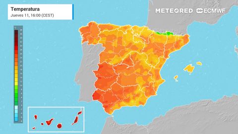 Inminente episodio de calor inusual para la época en España, en varias regiones superarán los 30 ºC (y habrá calima en Canarias)