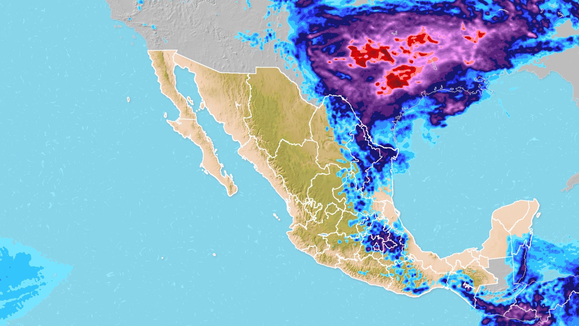 El tiempo en México este fin de semana: fuertes tormentas benéficas con granizo y viento, ayudando a refrescar. Noticias en tiempo real