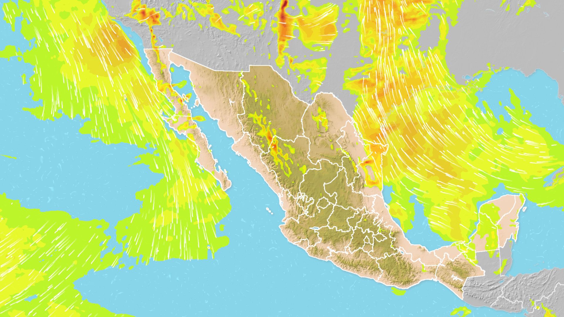 Tormentas dispersas y vientos fuertes se presentarán este miércoles en México. Noticias en tiempo real