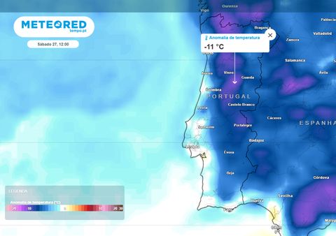 Tempo em Portugal nos próximos dias: chuva, neve e possibilidade de trovoadas e granizo nestas regiões. Saiba quais