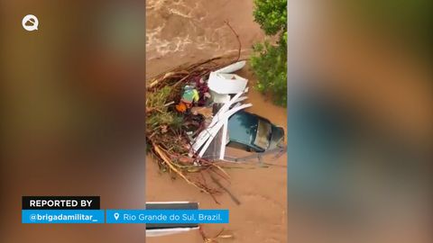 Las inundaciones desatan el caos en Rio Grande Do Sul, Brasil