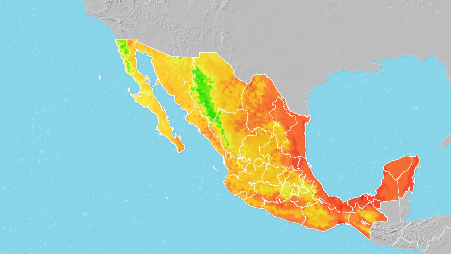 Lunes con calor extremo en varios estados de México además de tormentas dispersas. Noticias en tiempo real