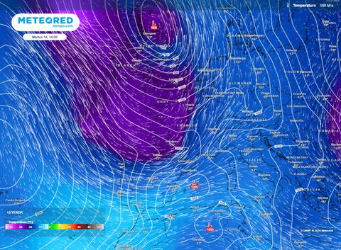 Los mapas de Meteored apuestan por la inestabilidad en próximas fechas
