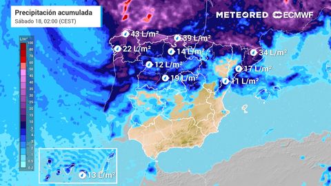 En los próximos días las tormentas irán a más: se prevén aguaceros intensos en estas zonas