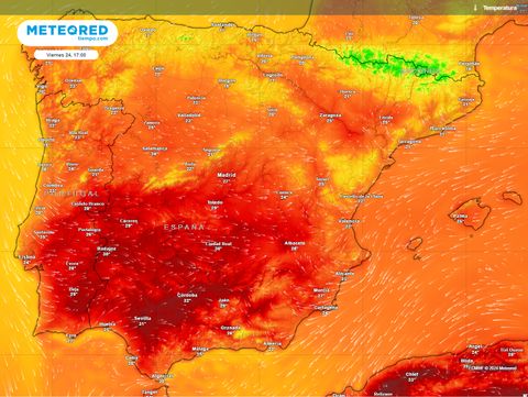 Se mantienen las tormentas en el norte, a la espera de un ascenso generalizado de las temperaturas