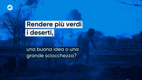 Rendere più verdi i deserti, una buona idea o una grande sciocchezza?