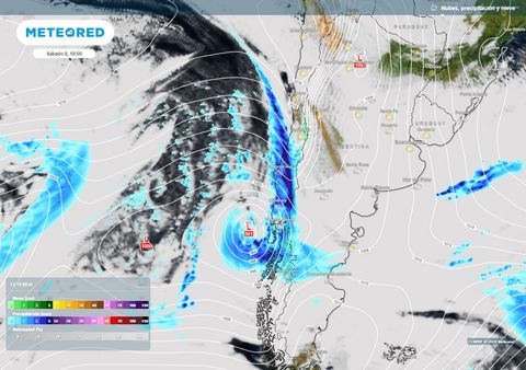  Sistema de rápido avance dejará más precipitaciones en costa del centro y sur con fuertes vientos