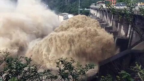 Las recientes lluvias torrenciales obligan a realizar grandes desembalses de emergencia en Zhejiang, China
