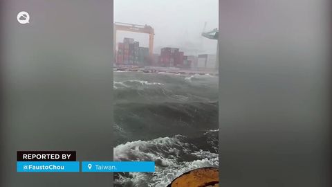 El devastador Tifón Gaemi deja lluvias torrenciales y vientos extremos en Taiwán