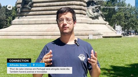  Neste dia o novo episódio de calor intenso atingirá o seu ‘pico’ em Portugal: também se preveem poeiras e trovoadas isoladas