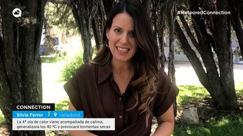 La 4º ola de calor viene acompañada de calima, generalizará los 40 ºC y provocará tormentas secas y algunos chubascos localmente fuertes en montaña