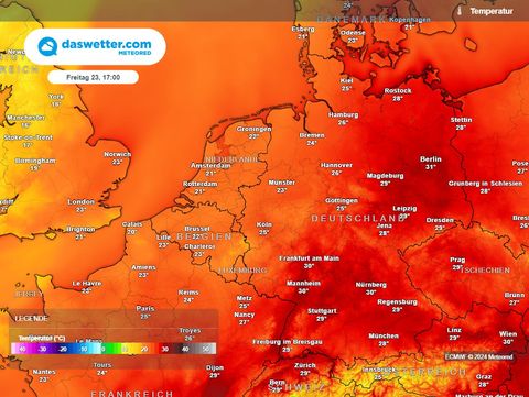 Sommercomeback dank Azoren-Hoch. Die neue Woche wird in Deutschland sonnig und warm