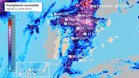Inminente episodio de tormentas fuertes que dejarán fenómenos adversos en España