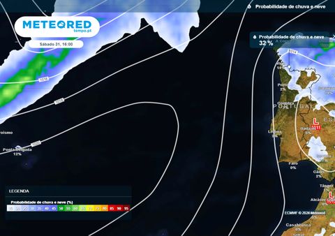 Iminente mudança de tempo: aguaceiros, trovoada, granizo e “chuva de lama” poderão afetar estas regiões de Portugal