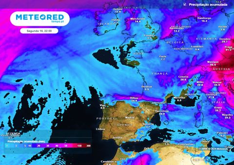 Nos próximos dias Portugal será um 'oásis' da temperatura e precipitação na Europa ocidental. Saiba porquê