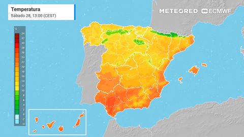 Fin de semana de tiempo más estable y seco con precipitaciones y viento que tenderán a remitir 13:14 y cambio brusco de temperaturas del sábado al domingo