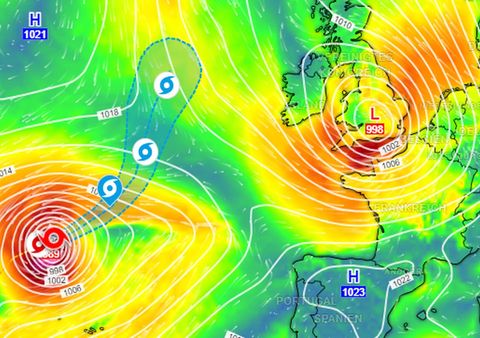 Statt goldener Oktober Regen und Wind, Trend zum Tag der Deutschen Einheit.