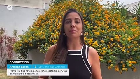  Frente fria traz novos alertas de tempestades e chuvas intensas para a Região Sul
