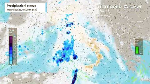 Il meteorologo Luca Lombroso annuncia in diretta meteo: rischio di nuove piogge torrenziali. Ecco dove