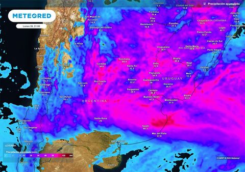 Rige alerta naranja por tormentas fuertes y severas en el centro de Argentina: ¿hasta cuándo?