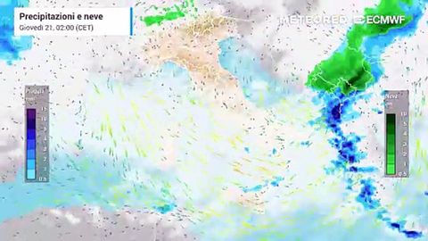 Luca Lombroso in diretta annuncia: neve e föhn sull'Italia, sorprese in vista?