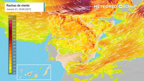 En las próximas horas la borrasca de alto impacto Caetano repartirá lluvias, nieve y fuertes vientos