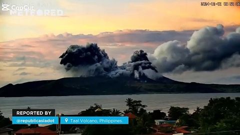Potente pulso freomagnético del Volcán Taal en Filipinas