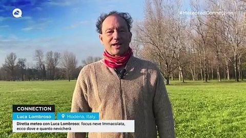 Diretta meteo con Luca Lombroso: focus neve Immacolata, ecco dove e quanto nevicherà