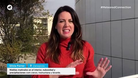 Nieblas matinales en el interior, nubosidad y precipitaciones en el Cantábrico oriental, Pirineos y Canarias, com cierzo, tramuntana y levante en el Estrecho.