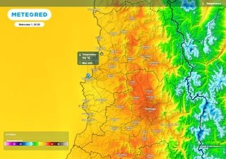 El tiempo en Chile para el Año Nuevo 2025