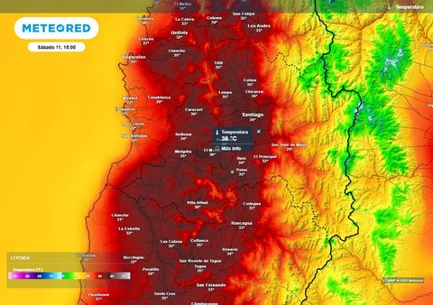 Calor extremo para este fin de semana en el gran Santiago