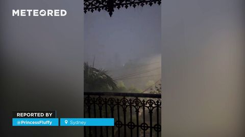 Una gran tormenta deja lluvias muy fuertes y vientos huracanados en Sydney, Australia