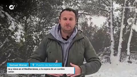 Lluvia y nieve en el Mediterráneo, a la espera de un cambio de patrón