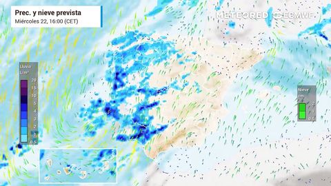 Después de Garoé llegarán varios frentes atlánticos que dejarán lluvias cuantiosas y vientos muy fuertes