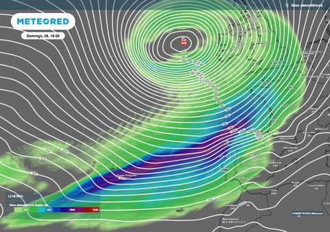 Entre sexta e segunda chegarão dois rios atmosféricos: cairão mais de 100 mm de chuva nestas zonas de Portugal 