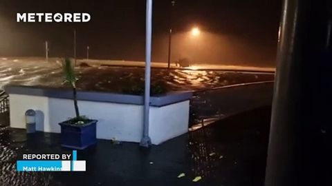 La gran borrasca Éowyn provoca estragos en Galway, Irlanda